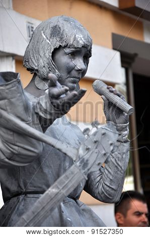 Beeldje Living Statues The World Champions Of Living Statues