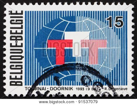 Postage Stamp Belgium 1993 International Triennial Exhibition Of