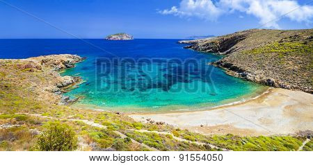 Greek islands, beaches of Serifos , Cyclades