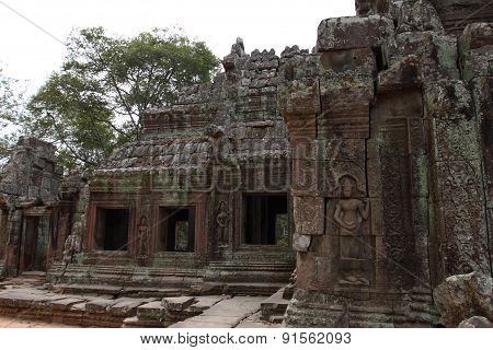 Banteay Kedi Temple in Angkor, Siem Reap, Cambodi