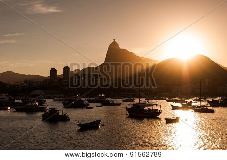 Sunset in Rio de Janeiro