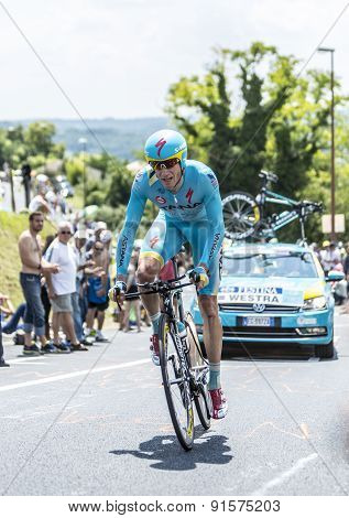 The Cyclist Lieuwe Westra - Tour De France 2014