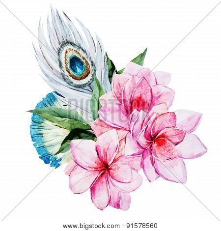 Watercolor flowers