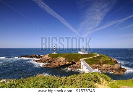 Pancha Island In Ribadeo, Spain.