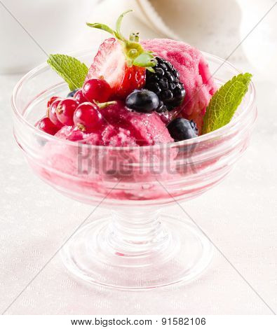 Fruits sherbet