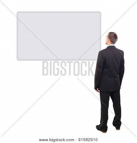 Full length of a handsome business man