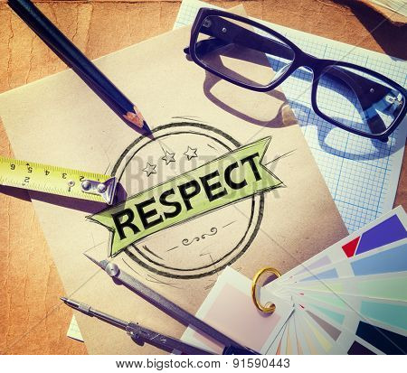 Respect Honesty Honorable Regard Integrity Concept