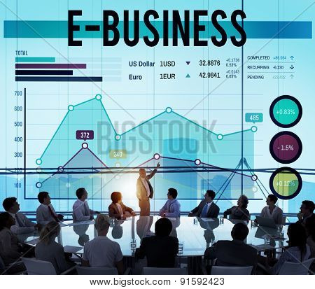 E-business Online Technology Marketing Business Concept