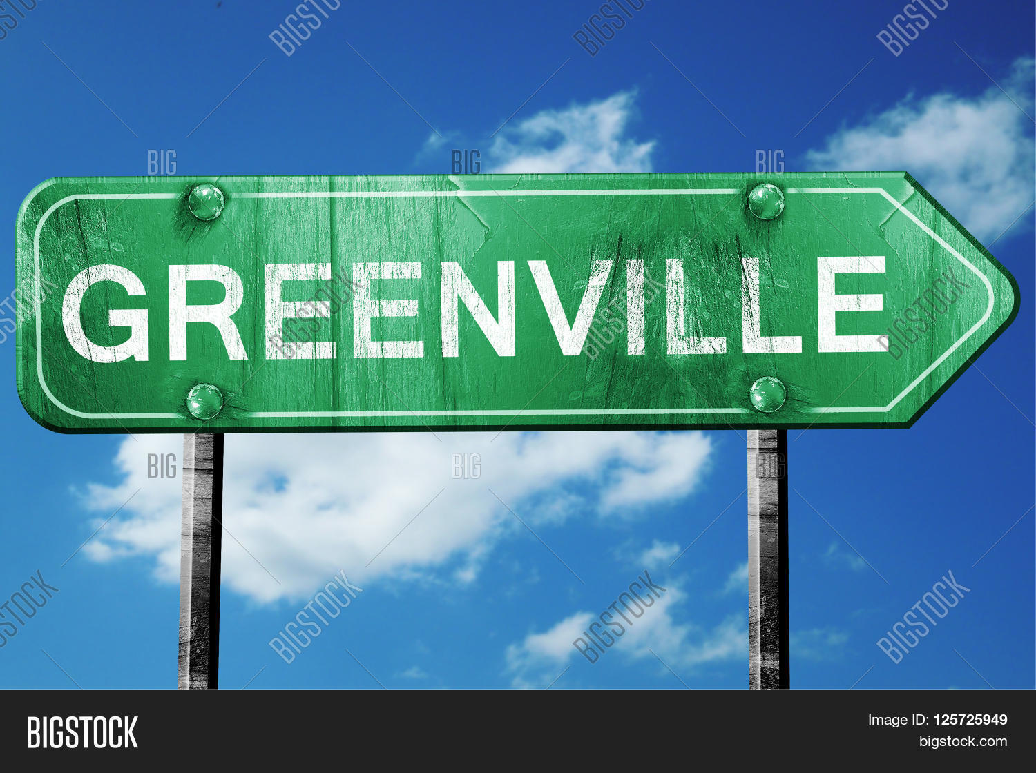 Greenville Road Sign Image & Photo (Free Trial) Bigstock