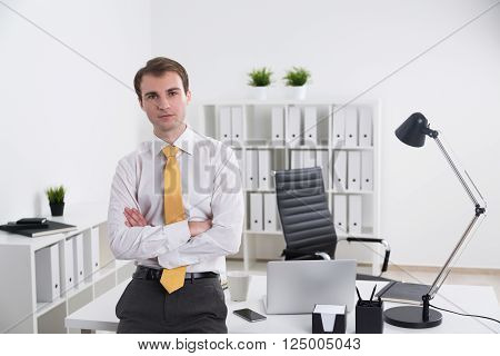 Businessman In Office