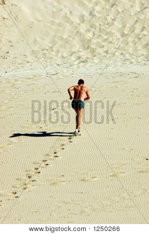 Runner i Sand