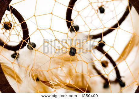 Dreamcatcher isolado no fundo branco