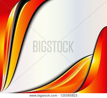 Orange background vector infographic information graphic for message and text design