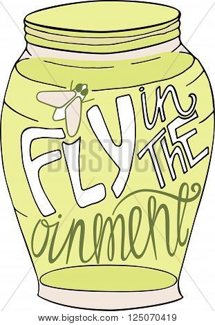 Jar hand drawn doodle style, sketch vector illustration
