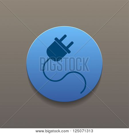 plugs iconvector illustration. Flat design style eps 10