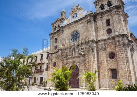 San Pedro Claver Church in Cartagena de Indias