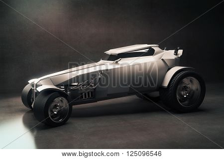 Grey Hot-rod