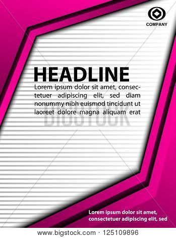 Flyer or Cover Design - Business Vector