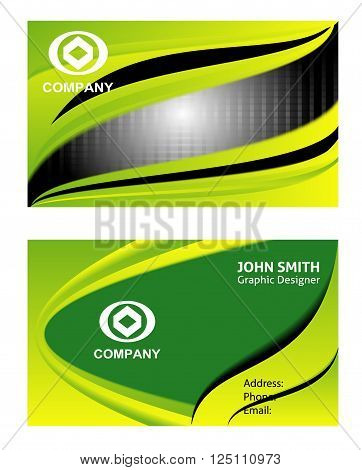 Business Card design vector design template element