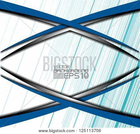 blue paper background overlap dimension vector illustration message board for text and message design modern website