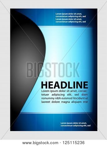 elegant business brochure flyer design vector template design