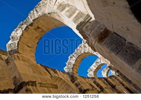El Djem oblouky, Tunisko