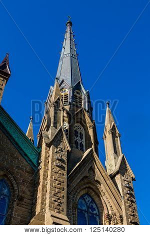 An Old Stone Church in Charlottetown Canada