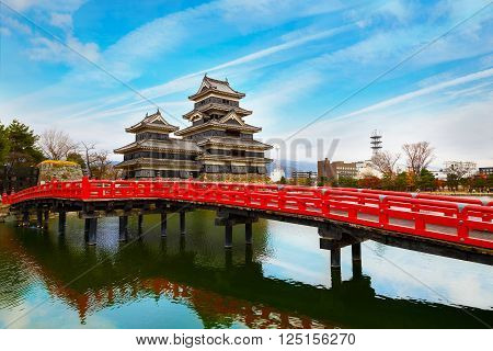 Matsumoto Castle in Matsumoto City, Nagano, Japan