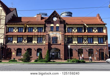 Kaliningrad, Russia, August 2, 2015. Recreated 