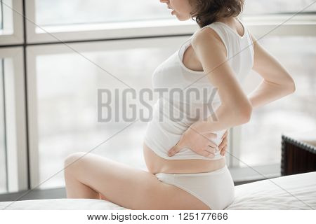 Pregnant Woman Having Back Pain