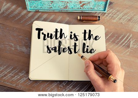 Handwritten Quote As Inspirational Concept Image