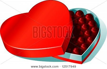 chockolate heartbox