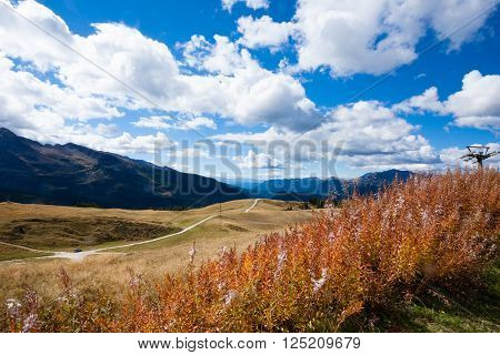 Panorama from Italian Alps from 