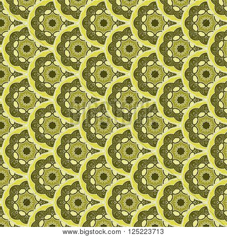 Mandala vector ornament  set. Graphic template for your design.