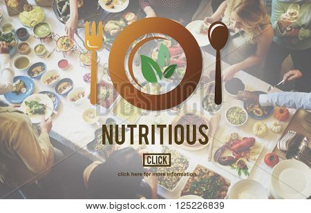 Nutritious Eating Food Health Nourishment Diet Concept