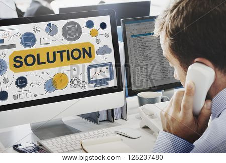 Solution Problem Solving Ideas Strategy Concept