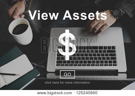 View Assets Accounting Property Value Concept