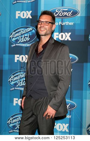 LOS ANGELES - APR 7:  Bo Bice at the American Idol FINALE Arrivals at the Dolby Theater on April 7, 2016 in Los Angeles, CA