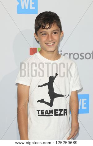 LOS ANGELES - APR 7:  Ezra Frech at the WE Day California 2016 at the The Forum on April 7, 2016 in Inglewood, CA