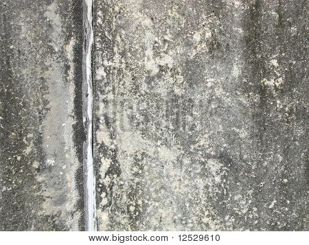texture béton avec une ligne verticale sur la gauche