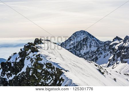 Mountains In Winter.