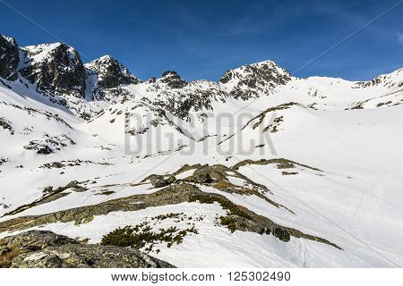 Surrounding The Valley In Winter.