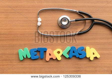 Metaplasia Medical Word