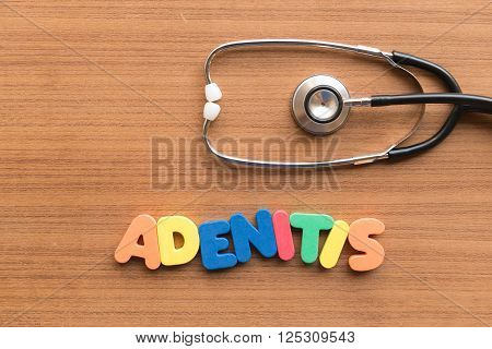 Adenitis Medical Word