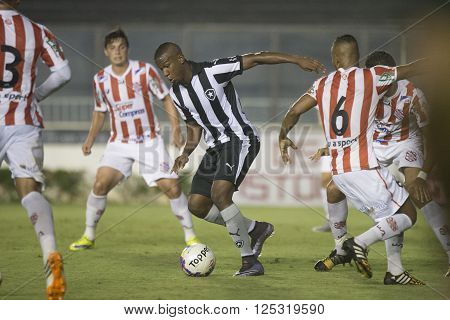 Rio de Janeiro Brasil - April 09 2016: Ribamar player in match between Vasco da Gama and Madureira by the Carioca championship in the S
** Note: Visible grain at 100%, best at smaller sizes