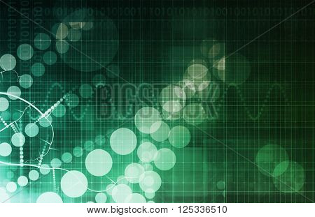 Binary Technology Stream with 1s and 0s Art