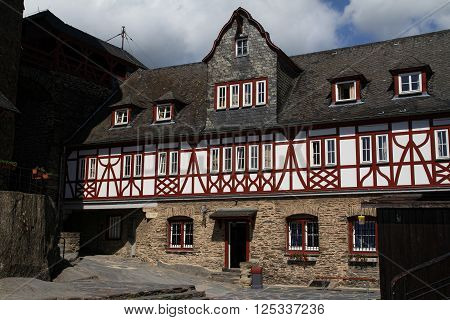 View Of Castle Stahleck In Rhine Area, Germany.