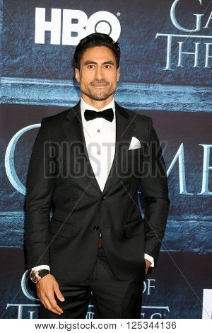 LOS ANGELES - APR 10:  Joe Naufahu at the Game of Thrones Season 6 Premiere Screening at the TCL Chinese Theater IMAX on April 10, 2016 in Los Angeles, CA