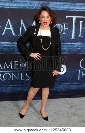 LOS ANGELES - APR 10:  Nikki Haskell at the Game of Thrones Season 6 Premiere Screening at the TCL Chinese Theater IMAX on April 10, 2016 in Los Angeles, CA
