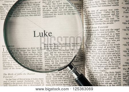 CHIANGMAI THAILAND March 172015. Reading The New International Version of the Holy Bible on the book of 